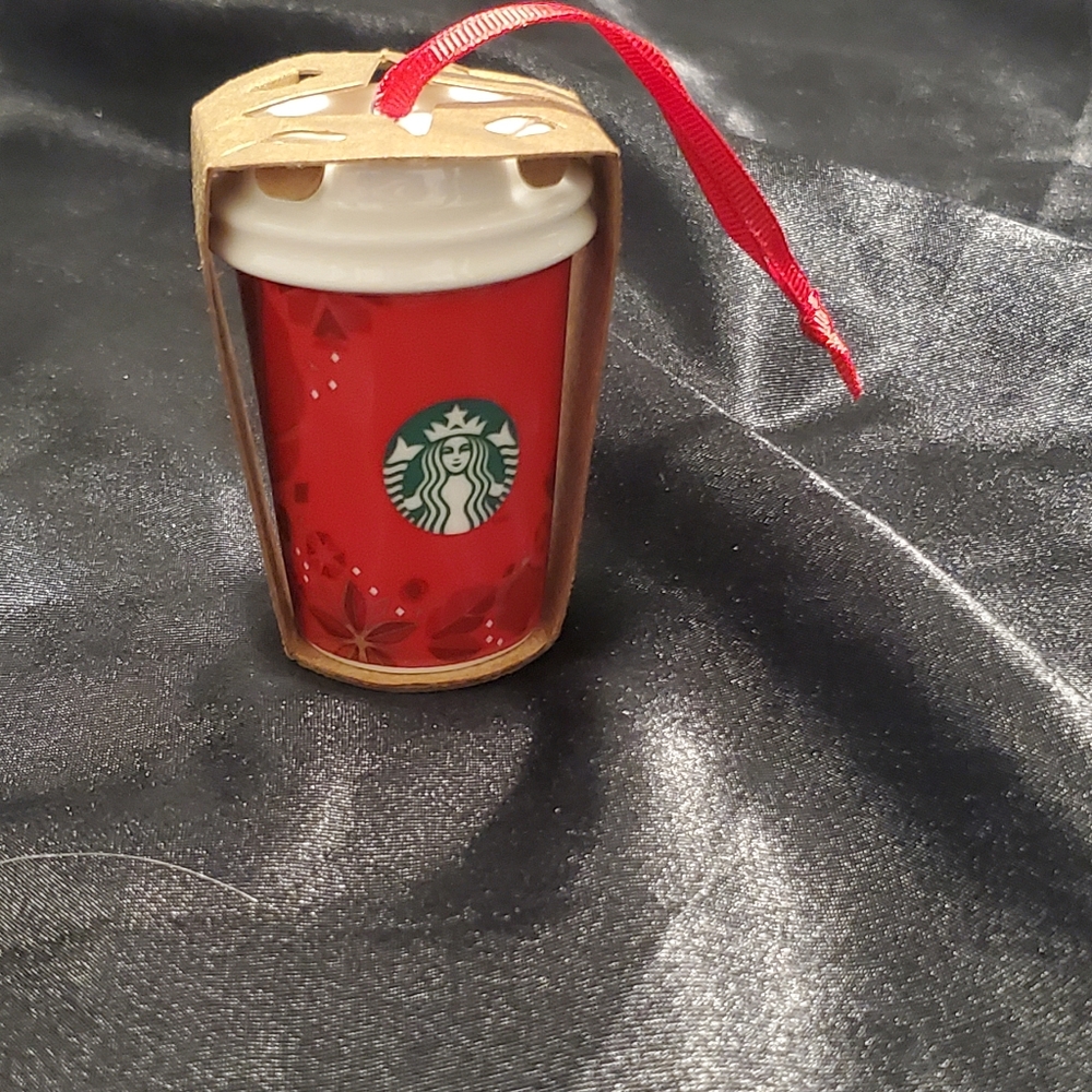 Collectible Starbucks Christmas Ornament Ceramic R